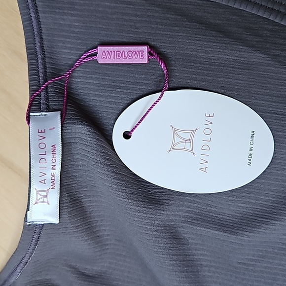 Avid Love Ribbed Bodysuit sz. L NWT - Picture 4 of 6